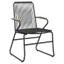 7-teiliges Garten-Essset Rattan PVC schwarz von vidaXL, Gartensets - Ref: Foro24-3060270, Preis: 491,28 €, Rabatt: %