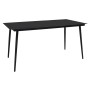 7-teiliges Garten-Essset Rattan PVC schwarz von vidaXL, Gartensets - Ref: Foro24-3060270, Preis: 497,88 €, Rabatt: %