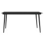 7-teiliges Garten-Essset Rattan PVC schwarz von vidaXL, Gartensets - Ref: Foro24-3060270, Preis: 497,88 €, Rabatt: %