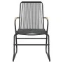 Garden dining set 5 pieces black PVC rattan by vidaXL, Garden sets - Ref: Foro24-3060268, Price: 325,94 €, Discount: %