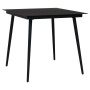 Garten-Essgruppe 5-teilig aus schwarzem PVC-Rattan von vidaXL, Gartensets - Ref: Foro24-3060268, Preis: 329,35 €, Rabatt: %