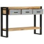 Solid rough mango wood console table 110x30x76 cm by vidaXL, Side tables - Ref: Foro24-351619, Price: 218,20 €, Discount: %