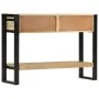 Solid rough mango wood console table 110x30x76 cm by vidaXL, Side tables - Ref: Foro24-351619, Price: 214,88 €, Discount: %