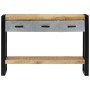 Solid rough mango wood console table 110x30x76 cm by vidaXL, Side tables - Ref: Foro24-351619, Price: 218,20 €, Discount: %