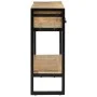 Solid rough mango wood console table 110x30x76 cm by vidaXL, Side tables - Ref: Foro24-351619, Price: 214,88 €, Discount: %