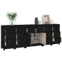 Aparador de madera maciza de pino negro 230 x 35 x 80 cm de vidaXL, Aparadores - Ref: Foro24-3114093, Precio: 400,70 €, Descu...