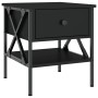 Nachttisch aus Holzwerkstoff schwarz 40x42x45 cm von vidaXL, Nachttische - Ref: Foro24-825953, Preis: 50,66 €, Rabatt: %