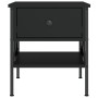 Nachttisch aus Holzwerkstoff schwarz 40x42x45 cm von vidaXL, Nachttische - Ref: Foro24-825953, Preis: 50,66 €, Rabatt: %