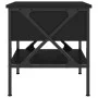 Engineered wood black bedside table 40x42x45 cm by vidaXL, Nightstands - Ref: Foro24-825953, Price: 49,85 €, Discount: %