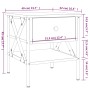 Nachttisch aus Holzwerkstoff schwarz 40x42x45 cm von vidaXL, Nachttische - Ref: Foro24-825953, Preis: 50,66 €, Rabatt: %