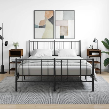 Nachttisch, 2 Stück, Eichenbraun, Holzwerkstoff, 35 x 34,5 x 70 cm von vidaXL, Nachttische - Ref: Foro24-825892, Preis: 42,37...
