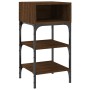 Nachttisch, 2 Stück, Eichenbraun, Holzwerkstoff, 35 x 34,5 x 70 cm von vidaXL, Nachttische - Ref: Foro24-825892, Preis: 42,37...