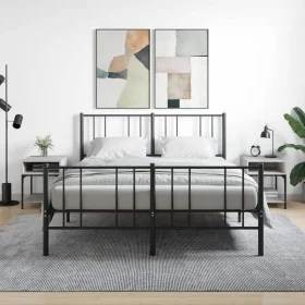 Nachttisch 2 Stk. Ingenieurholz Sonoma grau 40x41x50 cm von vidaXL, Nachttische - Ref: Foro24-825880, Preis: 54,56 €, Rabatt: %