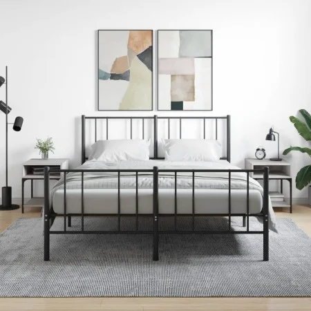 Nachttisch 2 Stk. Ingenieurholz Sonoma grau 40x41x50 cm von vidaXL, Nachttische - Ref: Foro24-825880, Preis: 54,49 €, Rabatt: %