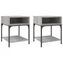 Nachttisch 2 Stk. Ingenieurholz Sonoma grau 40x41x50 cm von vidaXL, Nachttische - Ref: Foro24-825880, Preis: 54,49 €, Rabatt: %