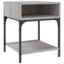 Bedside table 2 units engineered wood Sonoma gray 40x41x50 cm by vidaXL, Nightstands - Ref: Foro24-825880, Price: 55,24 €, Di...