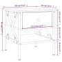Mesita de noche madera de ingeniería roble Sonoma 40x42x45 cm de vidaXL, Mesitas de noche - Ref: Foro24-825955, Precio: 50,48...