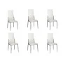 Dining chairs 6 units white synthetic leather by vidaXL, dining chairs - Ref: Foro24-160258, Price: 314,73 €, Discount: %