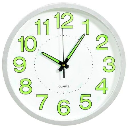 Weiße leuchtende Wanduhr 30 cm von vidaXL, Wanduhren - Ref: Foro24-325167, Preis: 37,91 €, Rabatt: %