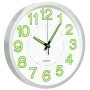 White luminous wall clock 30 cm by vidaXL, Wall clocks - Ref: Foro24-325167, Price: 26,80 €, Discount: %