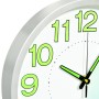 White luminous wall clock 30 cm by vidaXL, Wall clocks - Ref: Foro24-325167, Price: 26,80 €, Discount: %