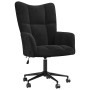 Sillón de relax de terciopelo negro
