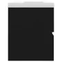 Mueble con lavabo madera de ingeniería negro by vidaXL, bathroom vanities - Ref: Foro24-3071541, Price: 153,31 €, Discount: %