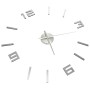 3D wall clock with modern silver design 100 cm XXL by vidaXL, Wall clocks - Ref: Foro24-325158, Price: 19,78 €, Discount: %