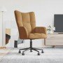 Sillón de relax de terciopelo marrón en Sillones | Comprar online en Foro24