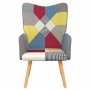 Silla de relajación de tela patchwork
