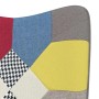Silla de relajación de tela patchwork