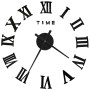 3D wall clock with modern design black 100 cm XXL by vidaXL, Wall clocks - Ref: Foro24-325159, Price: 20,32 €, Discount: %
