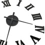 3D wall clock with modern design black 100 cm XXL by vidaXL, Wall clocks - Ref: Foro24-325159, Price: 20,32 €, Discount: %
