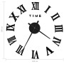 3D wall clock with modern design black 100 cm XXL by vidaXL, Wall clocks - Ref: Foro24-325159, Price: 20,32 €, Discount: %