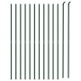 Cerca de alambre con brida verde 1,6x25 m