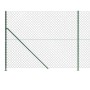 Cerca de alambre con brida verde 1,6x25 m