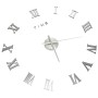 3D Wanduhr mit modernem silbernen Design 100 cm XXL von vidaXL, Wanduhren - Ref: Foro24-325161, Preis: 16,40 €, Rabatt: %