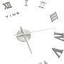 3D Wanduhr mit modernem silbernen Design 100 cm XXL von vidaXL, Wanduhren - Ref: Foro24-325161, Preis: 16,40 €, Rabatt: %