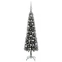 Slim Christmas tree with LEDs and balls black 150 cm by vidaXL, Christmas trees - Ref: Foro24-3078112, Price: 45,38 €, Discou...