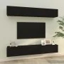 TV-Möbel 4-teilig schwarz 100x30x30 cm von vidaXL, TV-Möbel - Ref: Foro24-3114191, Preis: 185,63 €, Rabatt: %
