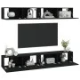 TV-Möbel 4-teilig schwarz 100x30x30 cm von vidaXL, TV-Möbel - Ref: Foro24-3114191, Preis: 185,63 €, Rabatt: %