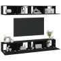 TV-Möbel 4-teilig schwarz 100x30x30 cm von vidaXL, TV-Möbel - Ref: Foro24-3114191, Preis: 189,95 €, Rabatt: %
