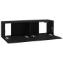 TV-Möbel 4-teilig schwarz 100x30x30 cm von vidaXL, TV-Möbel - Ref: Foro24-3114191, Preis: 185,63 €, Rabatt: %