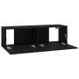 TV-Möbel 4-teilig schwarz 100x30x30 cm von vidaXL, TV-Möbel - Ref: Foro24-3114191, Preis: 189,95 €, Rabatt: %