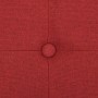 Banco de almacenamiento plegable lino sintético rojo vino tinto by vidaXL, Benches for halls and storage - Ref: Foro24-338796...