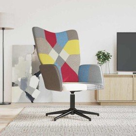 Silla de relax de tela patchwork