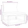 Juego muebles de jardín 3 piezas madera maciza y cojines verdes de vidaXL, Conjuntos de jardín - Ref: Foro24-3155314, Precio:...
