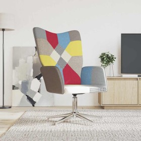 Silla de relax de tela patchwork en Sillones | Comprar online en Foro24