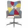 Silla de relax de tela patchwork