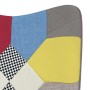 Silla de relax de tela patchwork